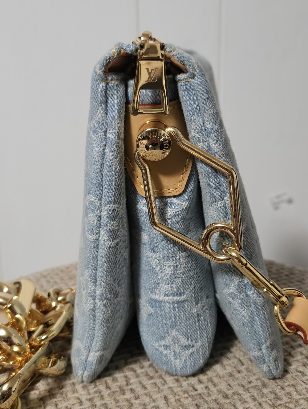 Master Sky Blue Denim Cousins Style Bag - Picture 3 of 16